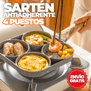SARTÉN ANTIADHERENTE DE 4 PUESTOS