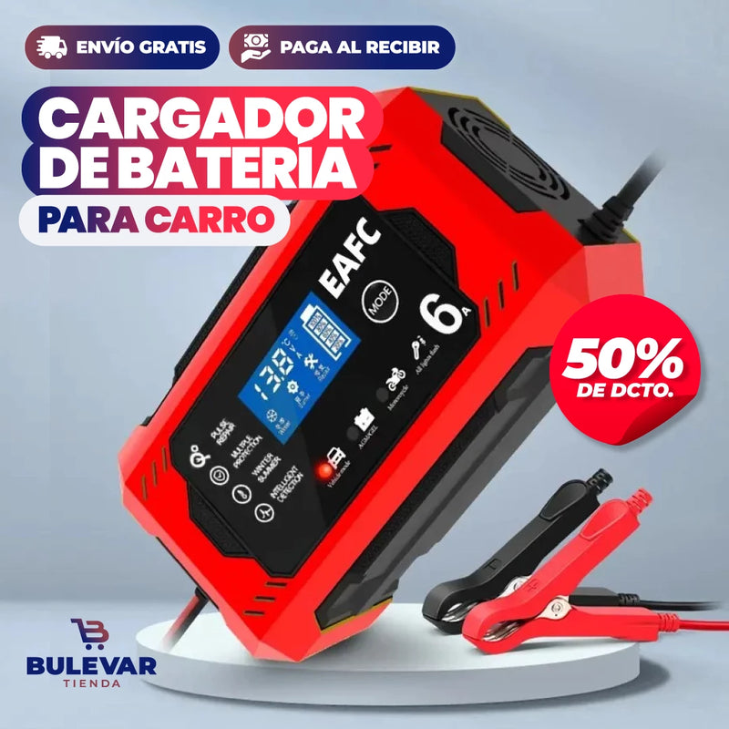 CARGADOR DE EMERGENCIA DE BATERÍA DE COCHE