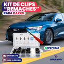 KIT DE CLIPS "REMACHES" PARA COCHE 100 PIEZAS