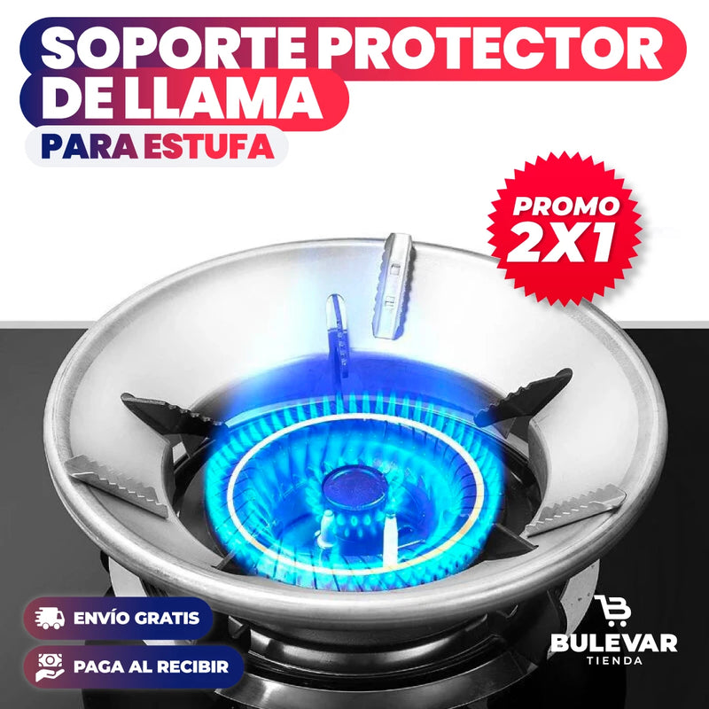 PROMO 2X1 SOPORTE PROTECTOR DE LLAMA Y AHORRADOR DE GAS