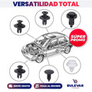 KIT DE CLIPS "REMACHES" PARA COCHE 100 PIEZAS