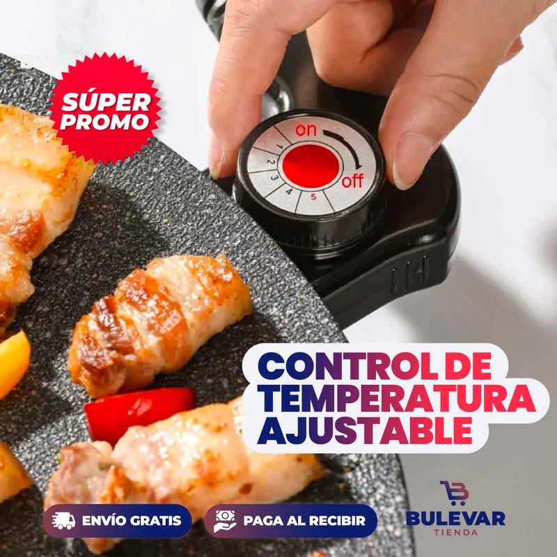 SARTÉN ELÉCTRICA ANTIADHERENTE TIPO COREANO