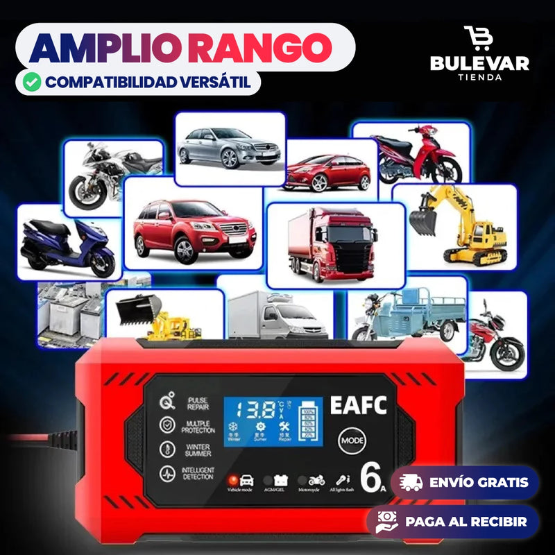 CARGADOR DE EMERGENCIA DE BATERÍA DE COCHE