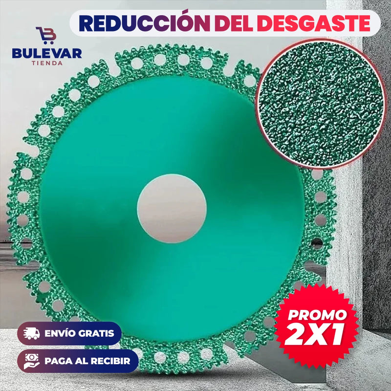 PROMO 2X1 DISCO DE CORTE DE DIAMANTE INDESTRUCTIBLE