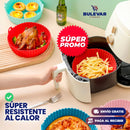 PACK DE 5 CANASTAS DE SILICONA PARA AIR FRYER