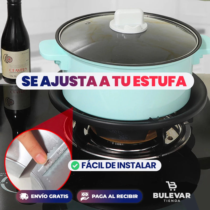 PROMO 2X1 SOPORTE PROTECTOR DE LLAMA Y AHORRADOR DE GAS