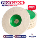 SET DE 10 DISCOS PULIDORES DE LANA