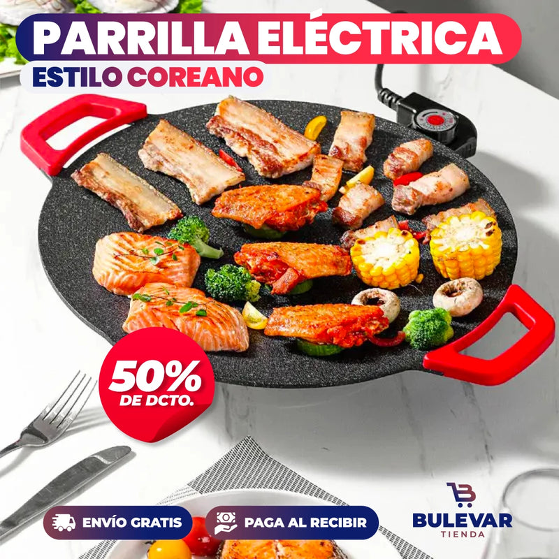 SARTÉN ELÉCTRICA ANTIADHERENTE TIPO COREANO