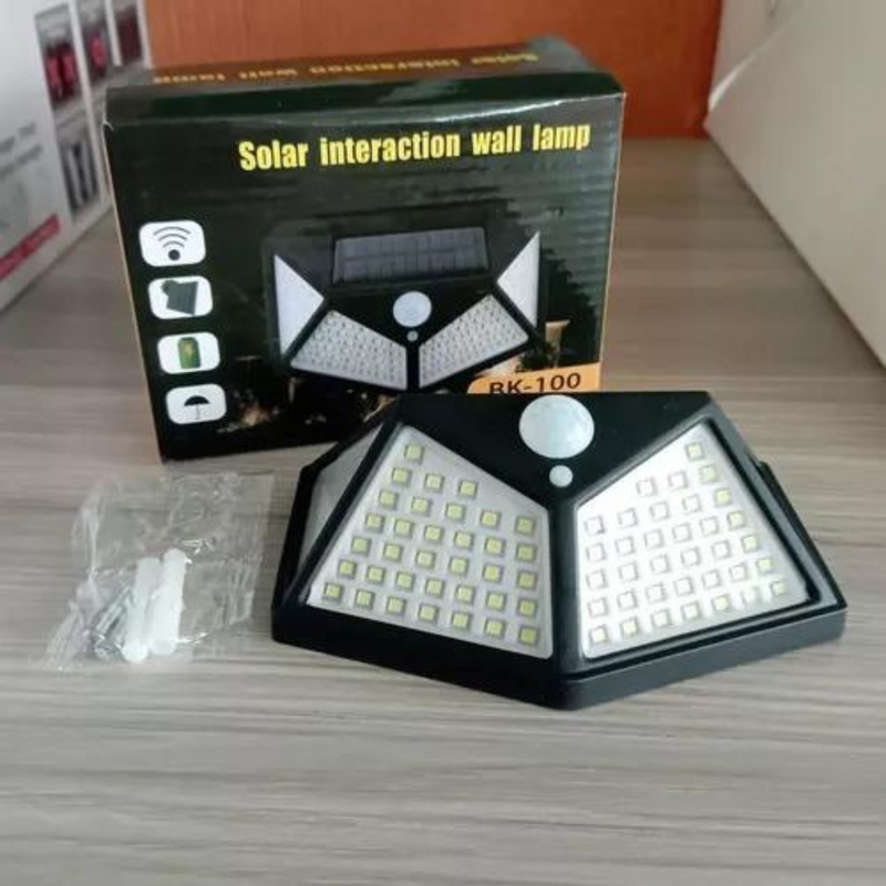 LÁMPARA SOLAR CON SENSOR DE MOVIMIENTO⚡🚨